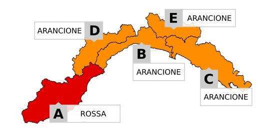 Allerta neve sulla Liguria per domani (Arancione e Rossa)