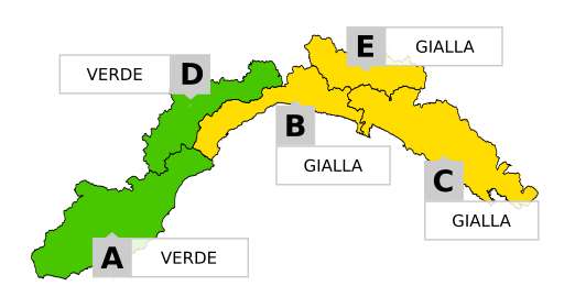 Protezione Civile, allerta gialla per il pomeriggio su Genova