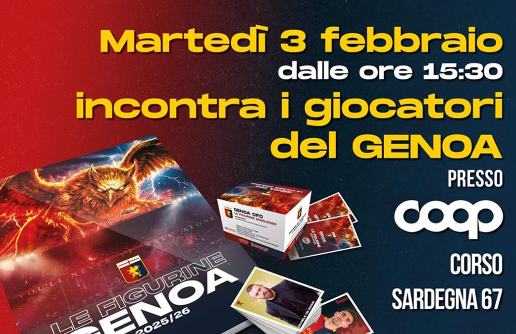 Genoa, domani Sommariva e Marcandalli alla COOP di corso Sardegna