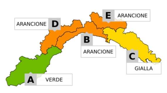 Allerta meteo, nuovo aggiornamento per la giornata di domani