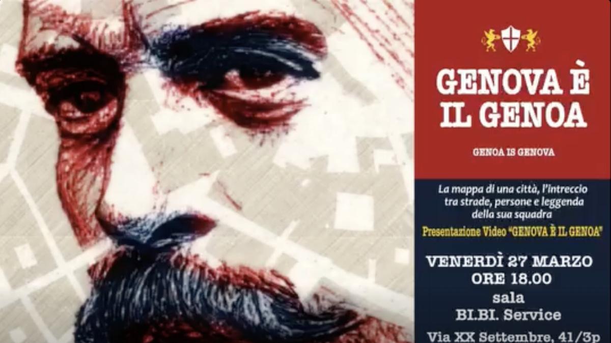 "Genova è il Genoa" il 27 marzo la presentazione del video