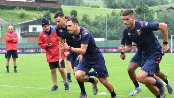 Genoa, allenamento mattutino, nel pomeriggio la seconda amichevole