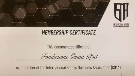 Il Museo del Genoa inserito nell'International Sports Museum Association