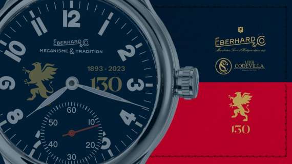 Genoa, un orologio ad edizione limitata per i 130 anni della squadra ligure