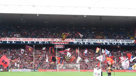 Genoa, la Nord ringrazia