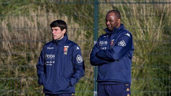 Genoa, primo allenamento per il nuovo allenatore Patrick Vieira