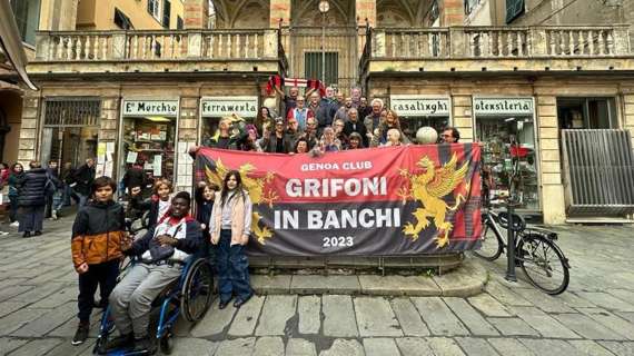 Genoa, proseguono i lavori, nato il Genoa Club Grifoni in Banchi