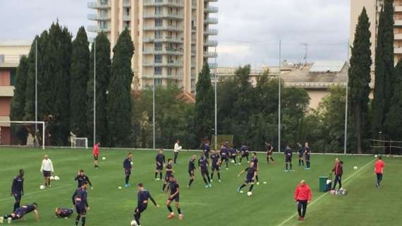 Genoa, ultimi allenamenti prima della trasferta di Parma