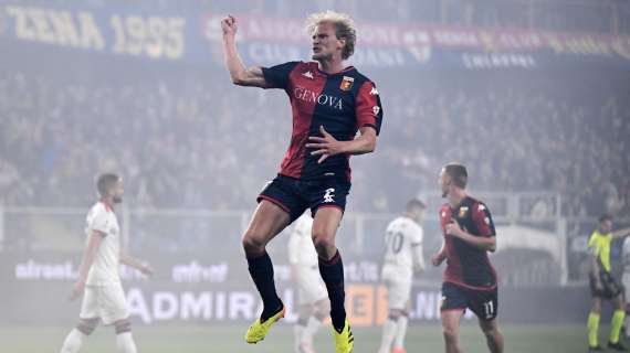 Genoa, Thorsby in campo nella ripresa con la maglia della Norvegia