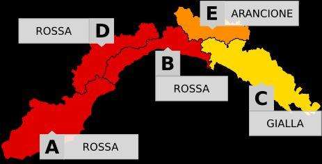Meteo: allerta rossa su Genova e Liguria di ponente