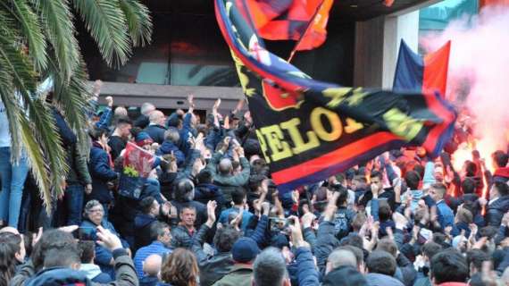 Genoa, almeno trecento i tifosi che siederanno sugli spalti del Mazza