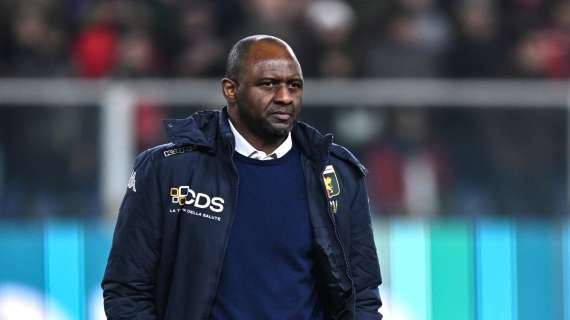 Vieira: "Non bene nel primo tempo, ok la ripresa. Meritavamo il pareggio"