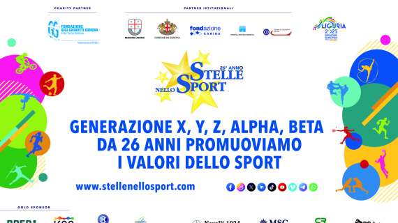 Al via la 26esima edizione di Stelle nello Sport, tanta voglia di crescere