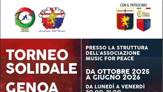 Un torneo tra i club dell’ACG col sostegno di Music for Peace