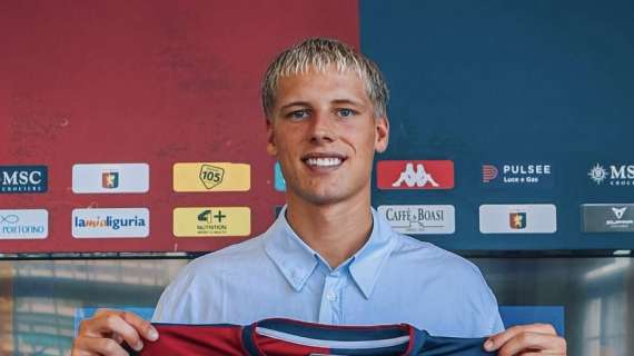 Genoa, ufficiale l’arrivo dell’attaccante Albert Grønbæk