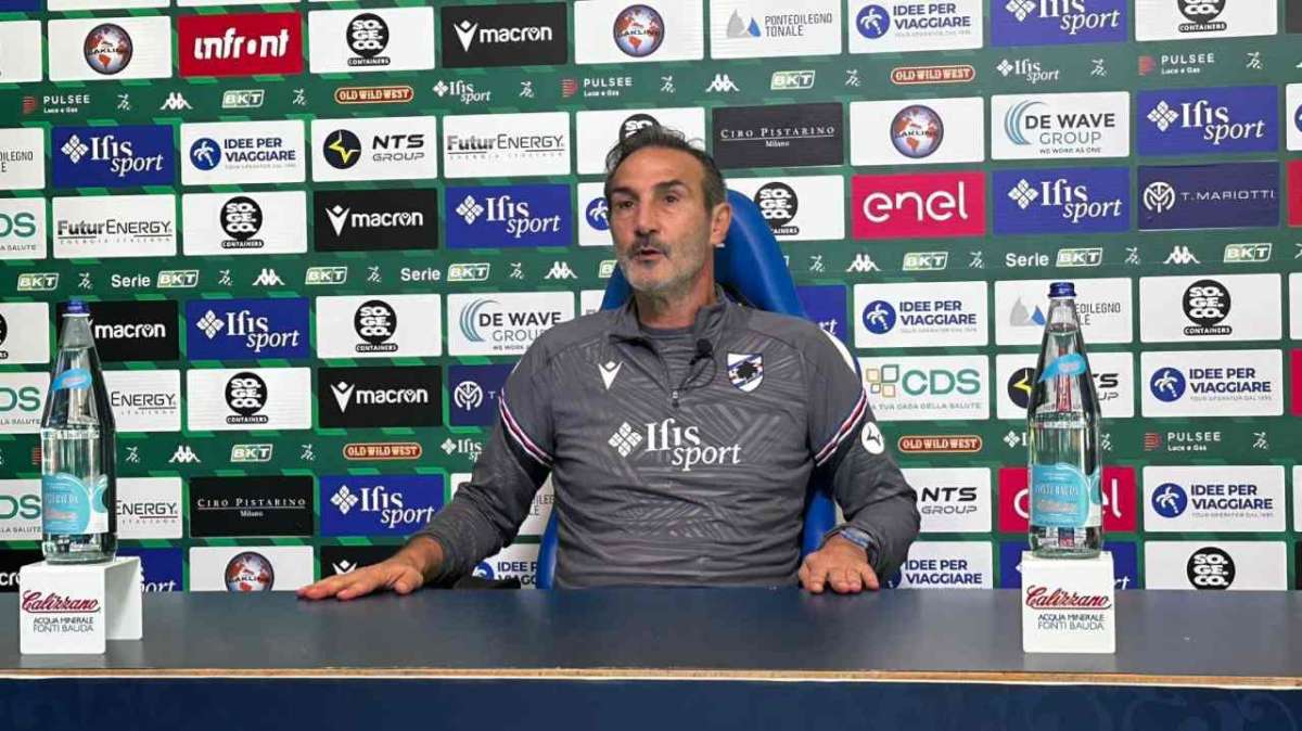 Sampdoria, Gregucci: "Siamo all'inferno, alibi non ne possiamo avere"