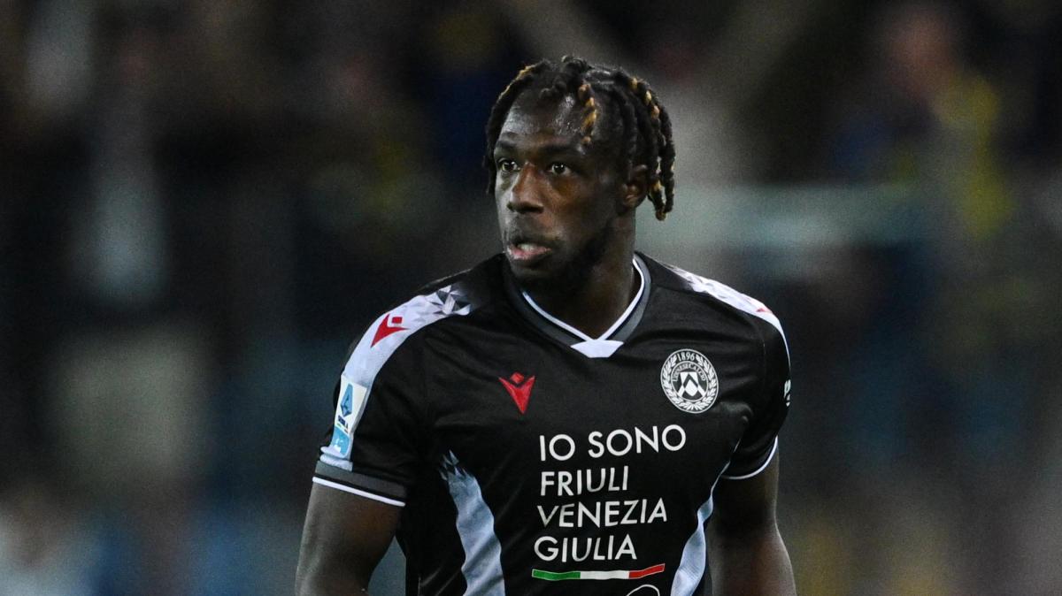 Udinese-Cremonese, il VAR revoca un cartellino rosso a Kamara