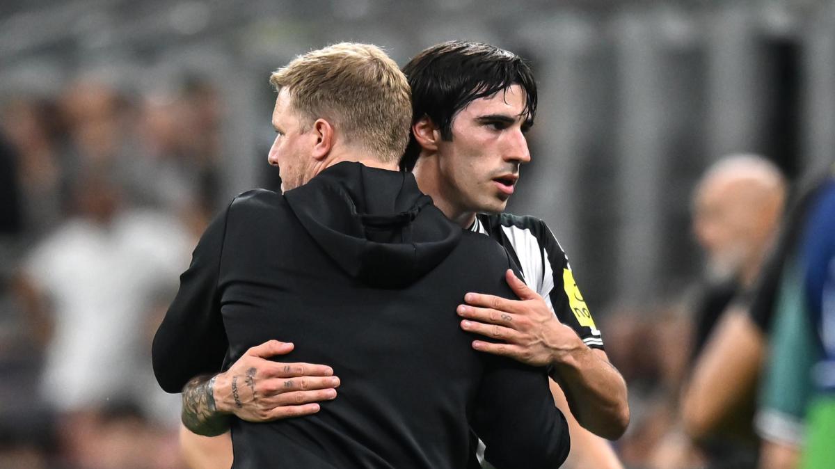 Newcastle, Howe sull'infortunio di Tonali: "Problema all'inguine, è in dubbio per domenica"