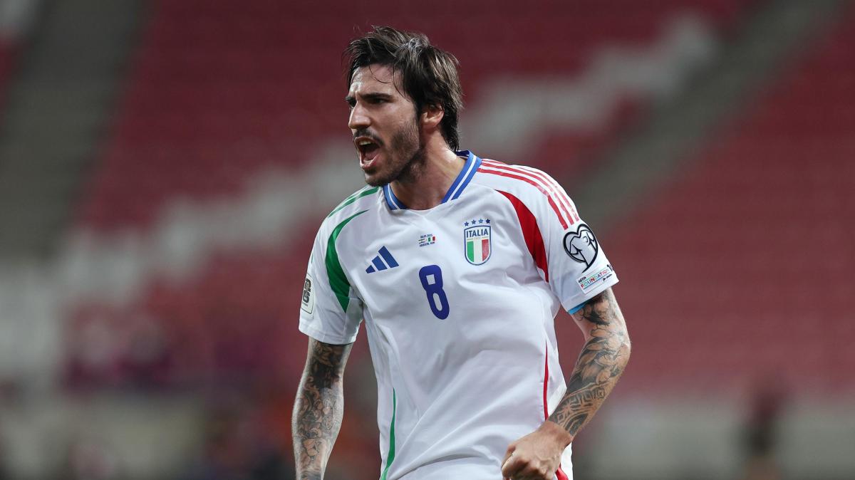 Italia, allarme rientrato per Tonali: ci sarà per i playoff