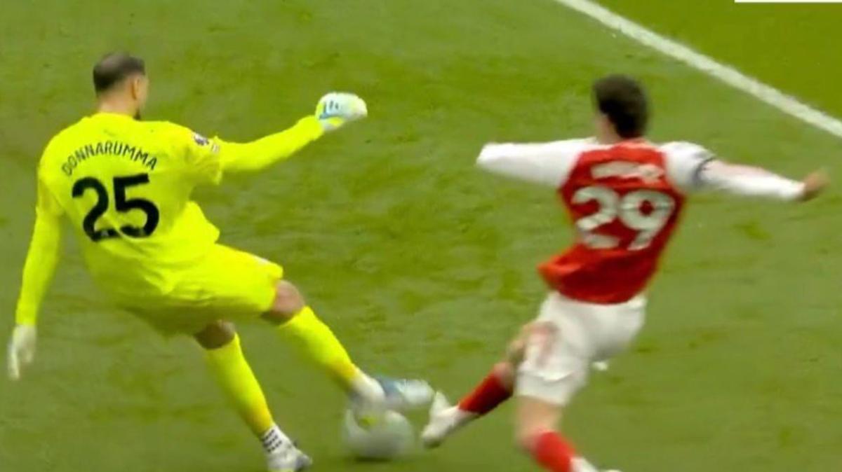 City-Arsenal, Havertz risponde a Cherki "grazie" a Donnarumma