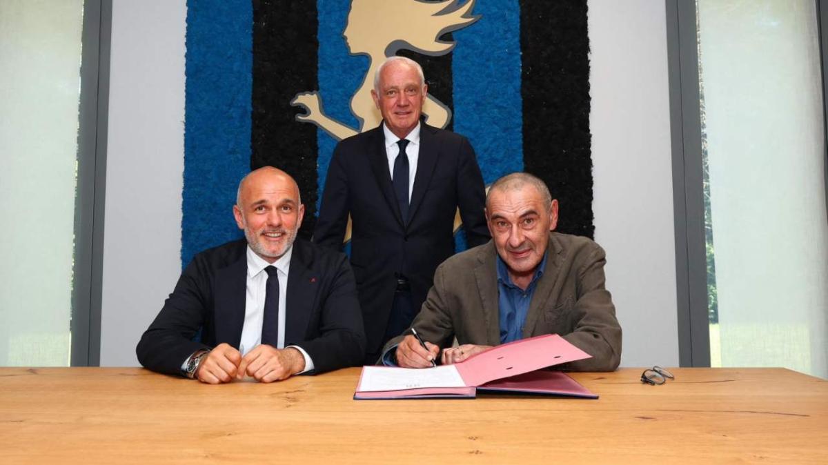 Maurizio Sarri è il nuovo allenatore dell'Atalanta: il comunicato