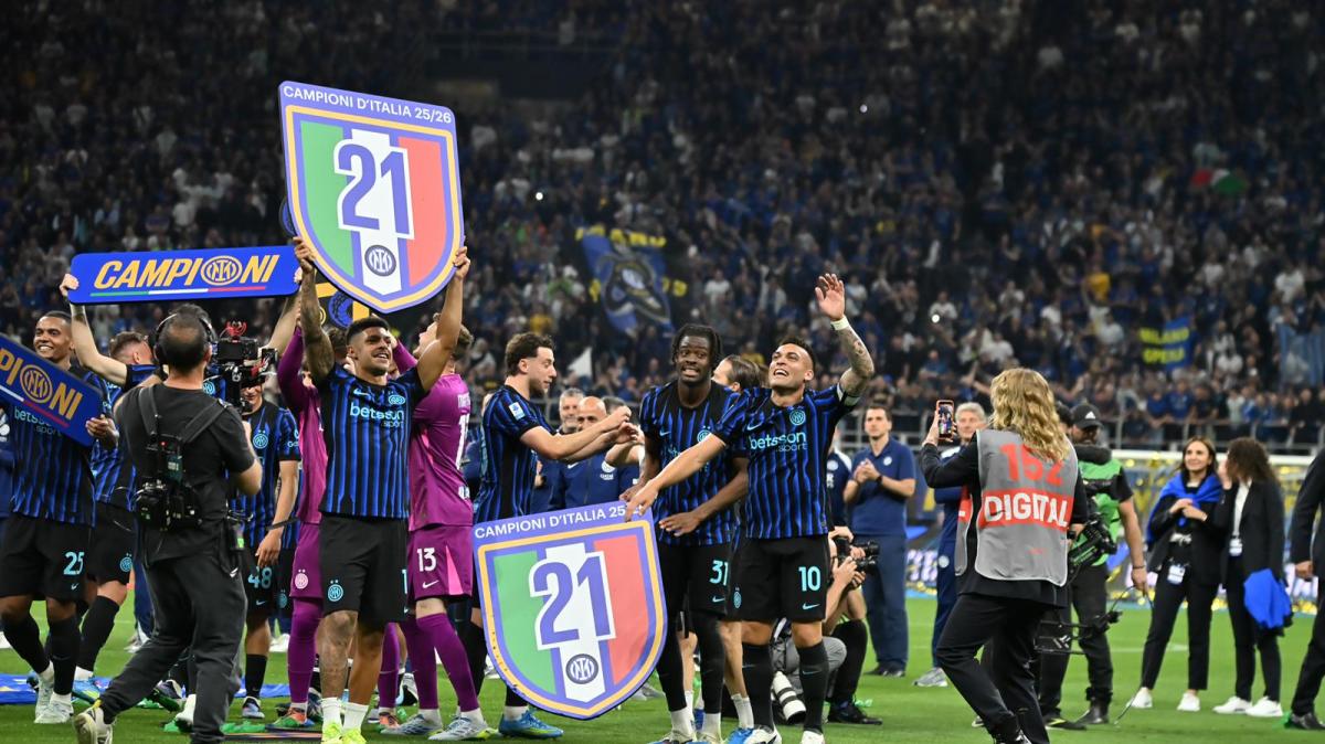 L'Inter è Campione d'Italia per la ventunesima volta
