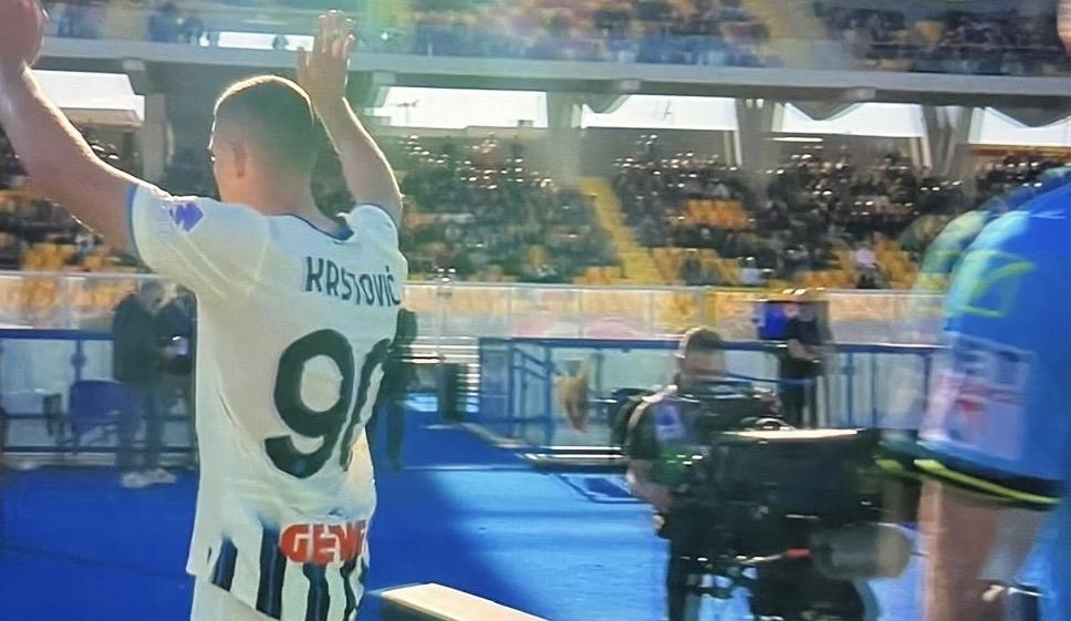 Atalanta, Krstovic torna al Via del Mare e segna: la reazione dei tifosi del Lecce