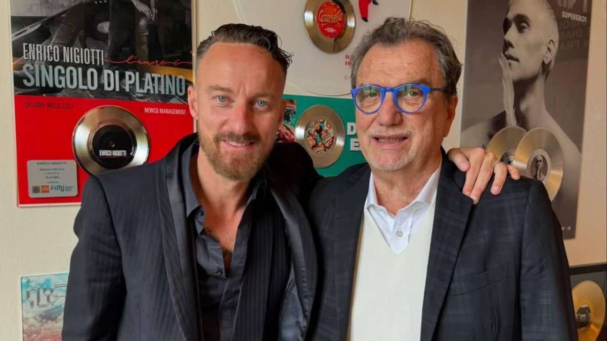 Tiberio Cavalleri con Francesco Facchinetti