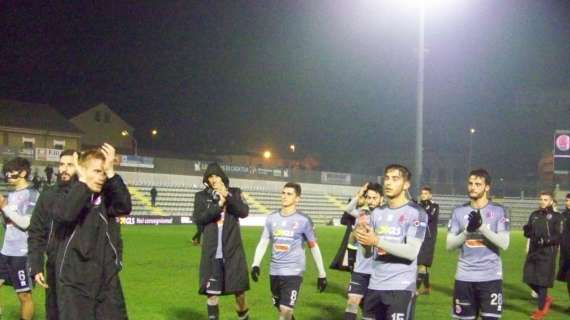 Alessandria-Pro Vercelli 2-1, i grigi vincono il derby