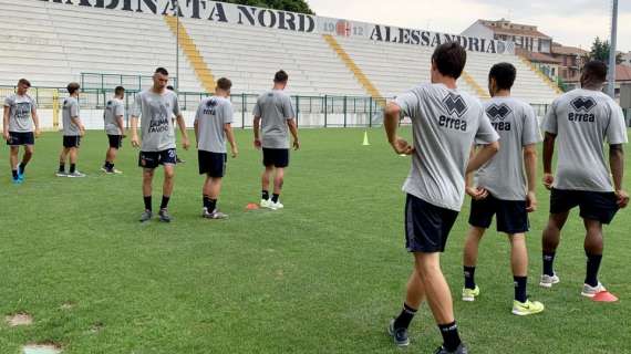 Alessandria Calcio, giovedì allenamento congiunto con l'Asti