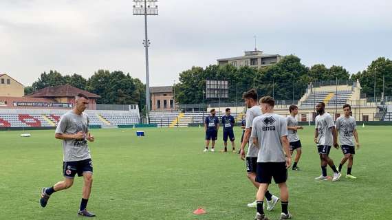 Domenica 21 luglio allenamento per l'Alessandria calcio con l'Arquatese