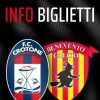 Crotone - Benevento: info biglietti 