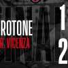 Crotone - Vicenza: vittoria degli ospiti, ora testa al ritorno 