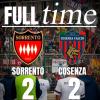 Cosenza, un punto nella trasferta di Sorrento: 2-2 il finale