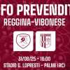 Reggina - Vibonese: inizia la prevendita per la gara di Coppa Italia Serie D 