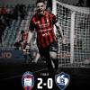 Gomez trascina il Crotone: doppietta e 2-0 alla Cavese