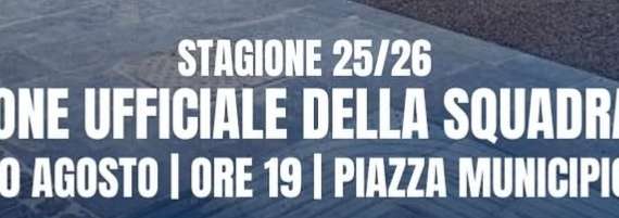 Vibonese, presentazione ufficiale della squadra il 30 agosto in Piazza Municipio