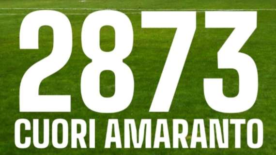 Reggina, chiusa la campagna abbonamenti: 2873 il numero finale 