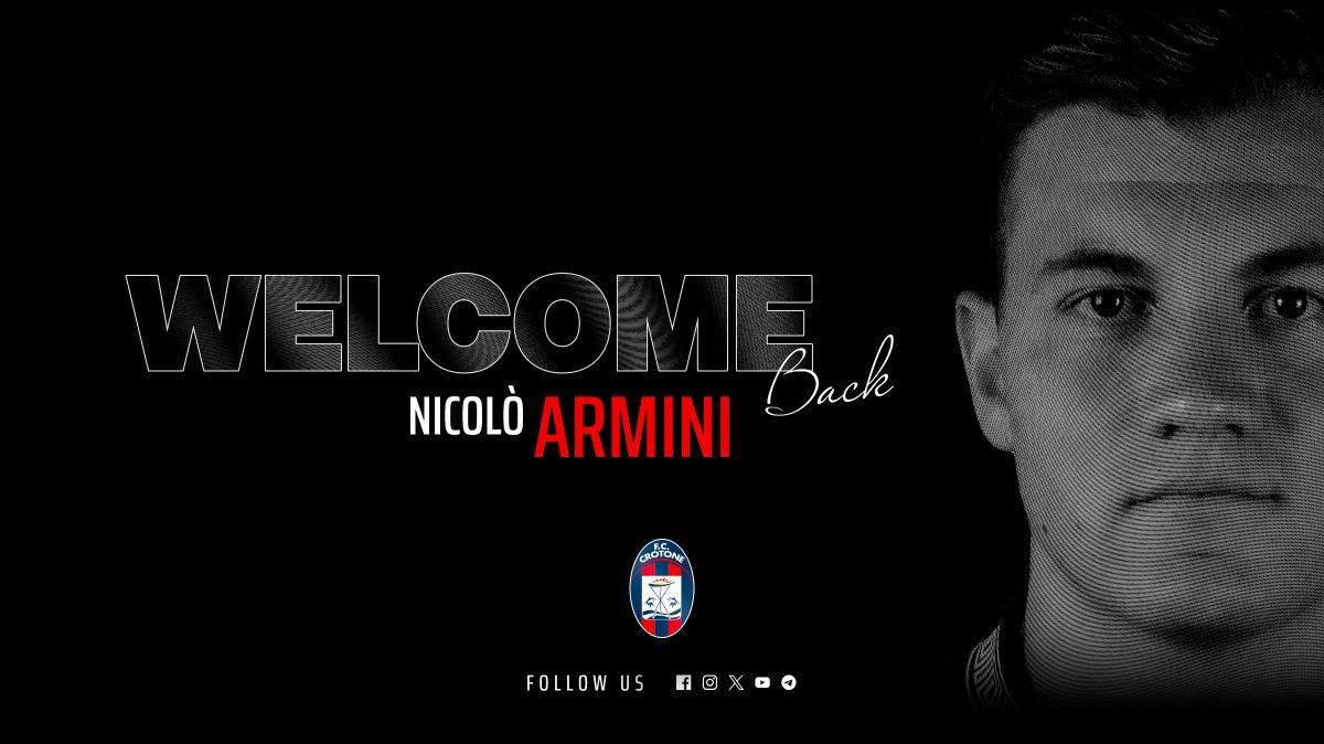 Crotone, ritorna Armini: risoluzione anticipata del prestito con il Campobasso