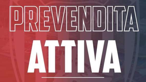 Casertana - Cosenza: prevendita attiva