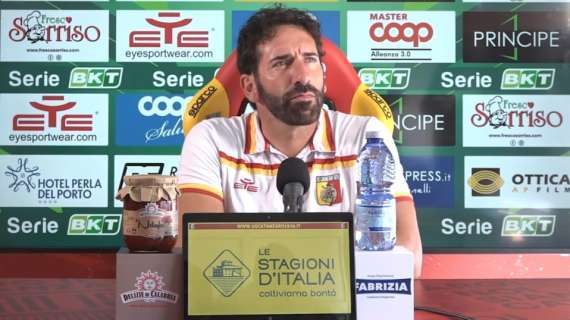 Catanzaro-Pisa, il tecnico giallorosso Caserta: "Abbiamo creato tante occasioni da gol".