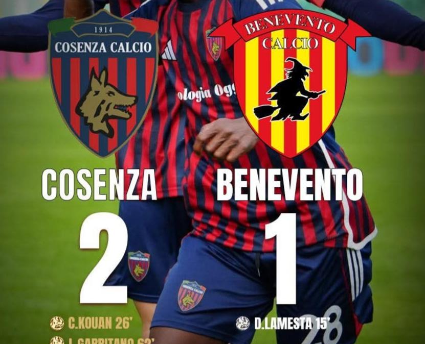 Cosenza da urlo: rimonta sul Benevento e vetta sempre più vicina!
