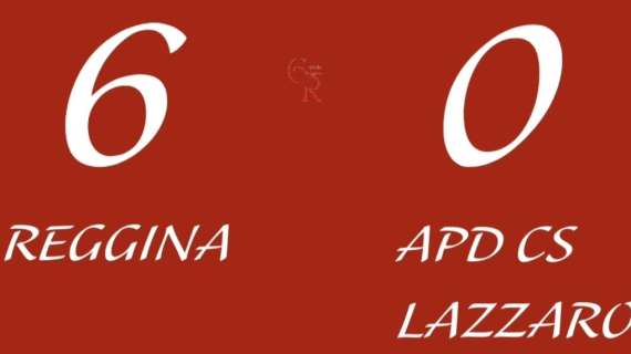 Reggina, si conclude con il punteggio di 6-0 l'amichevole contro il Lazzaro
