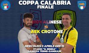 Coppa Calabria Prima Categoria, Bovalinese e Aek Crotone alla conquista del titolo