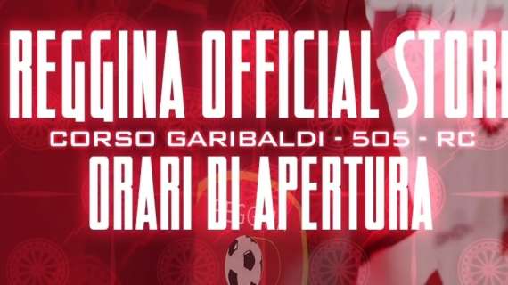 Reggina, lo store aperto anche domani: ecco l'orario