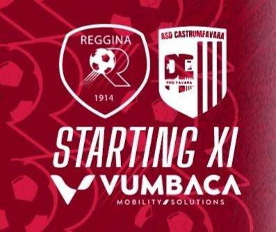 Reggina: la formazione ufficiale per il match contro il CastrumFavara 
