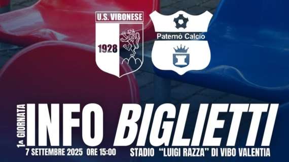 Vibonese - Paternò: info biglietti 