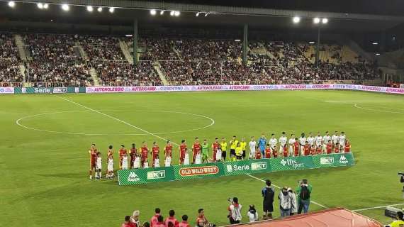 Catanzaro-Sudtirol 1-1, Un pareggio che non convince un Ceravolo sold out. Cronaca e tabellino