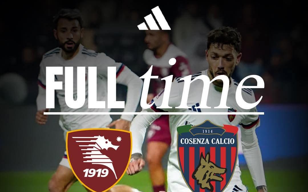 Cosenza, un punto a testa all’Arechi: 0-0 con la Salernitana 