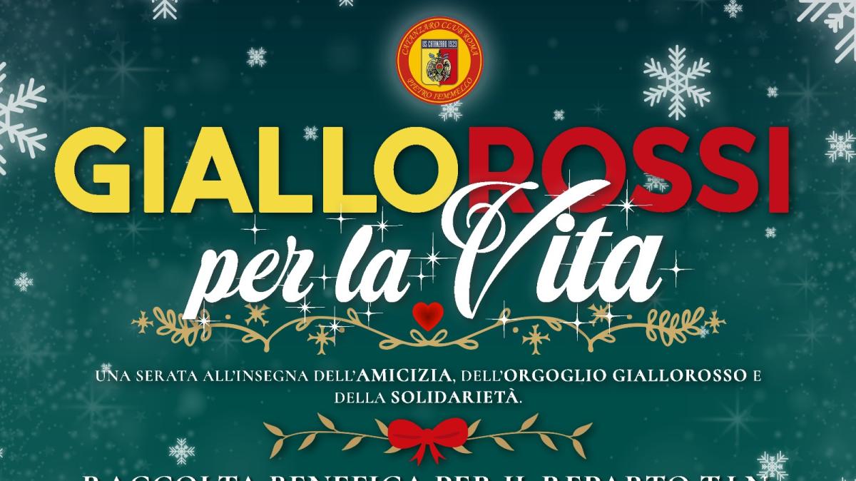 Catanzaro, tifo e solidarietà: il 14 dicembre evento a sostegno della Terapia Intensiva Neonatale